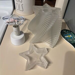 Star Frosted Glass Scentsy Warmer